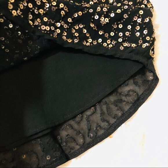 HARLOWE & GRAHAM SEQUINED‎ SLEEVELESS TOP SZE XS - Picture 4 of 9